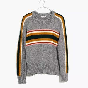 Madewell Striped Heath Pullover Sweater XL